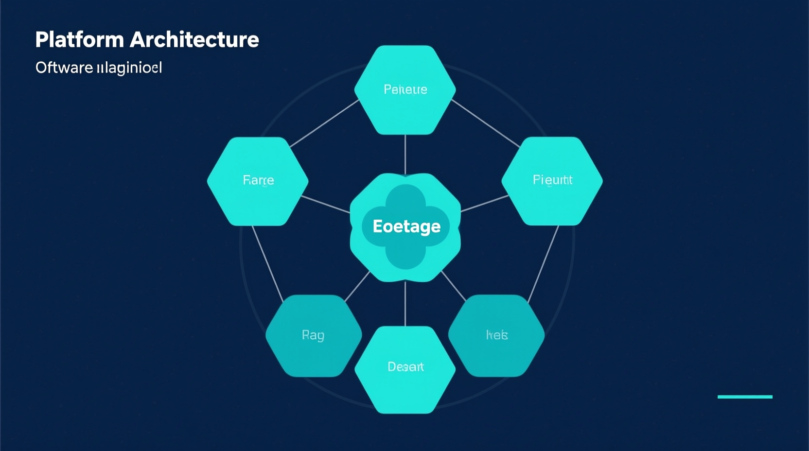 Platform overlap diagram showing how core components are reused across all verticals