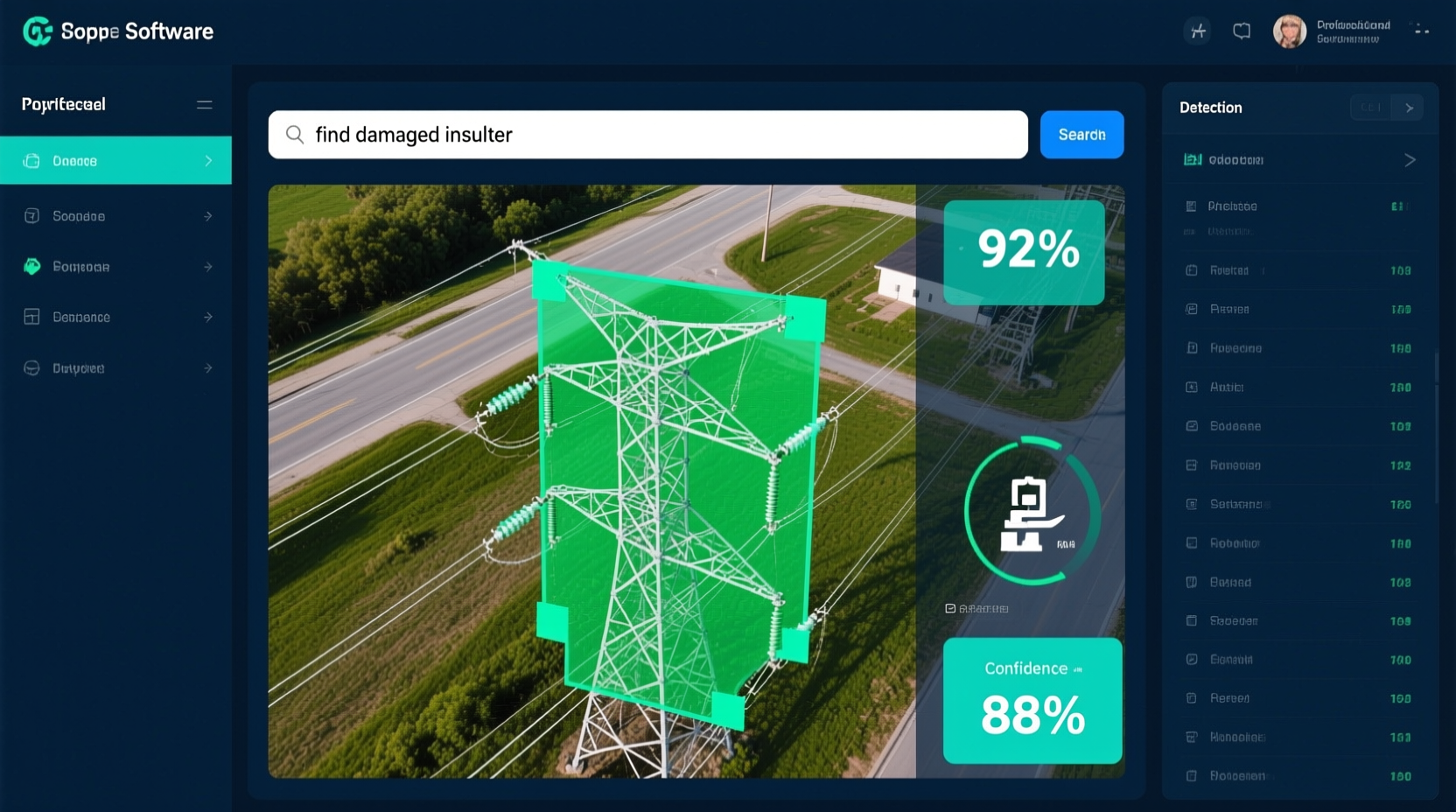 SAM 3 text-prompted detection interface