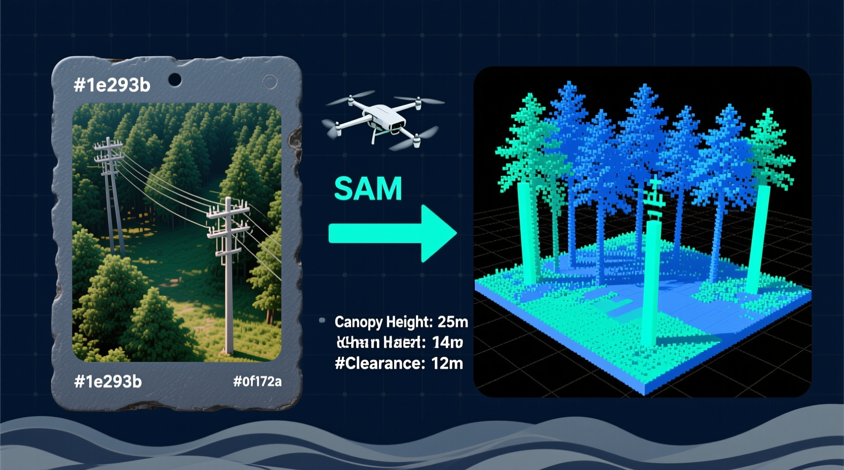 SAM 3D LiDAR and imagery fusion visualization